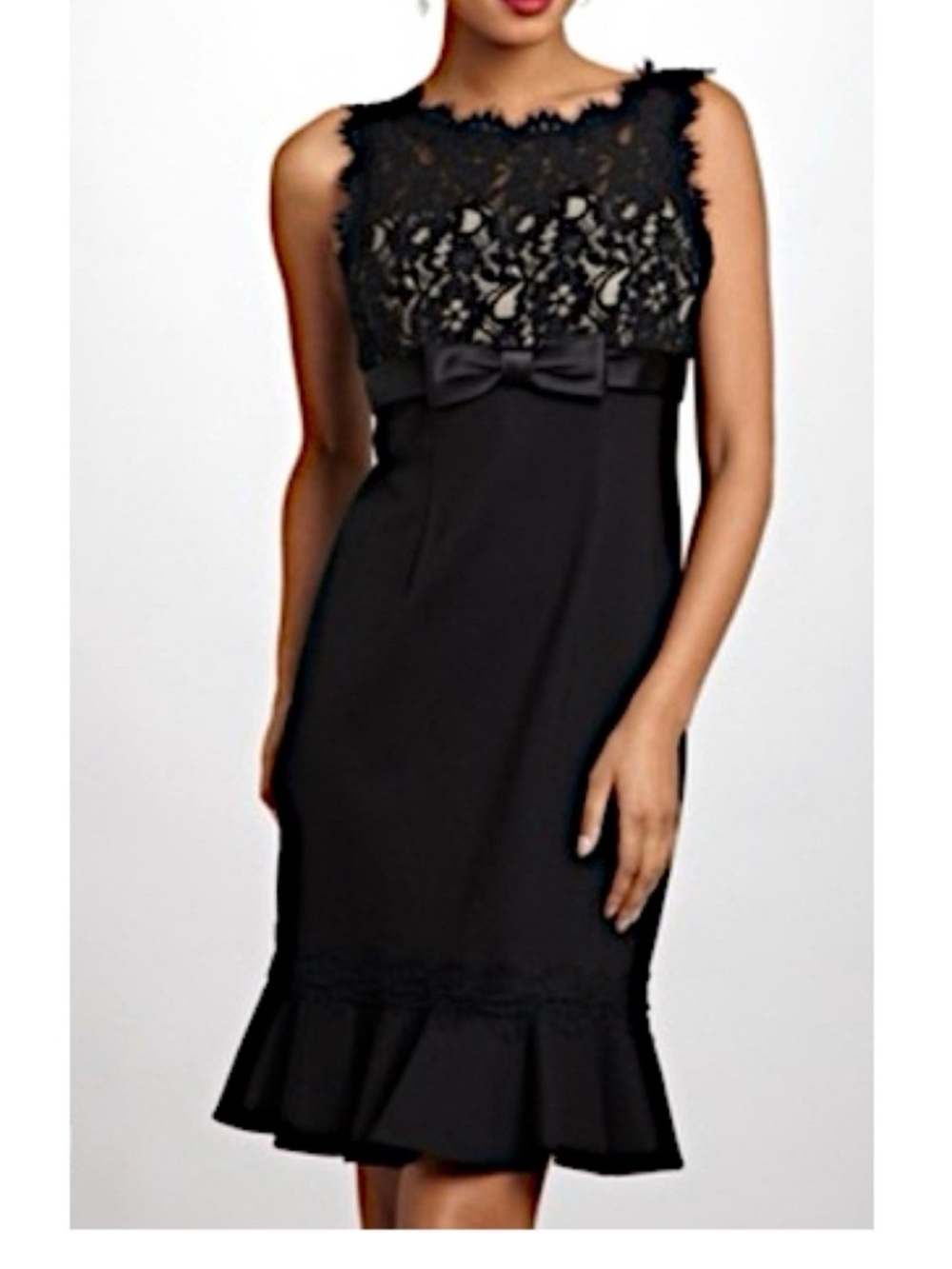 Nue by Shani Black Lace Cocktail Dress NWT Size 4